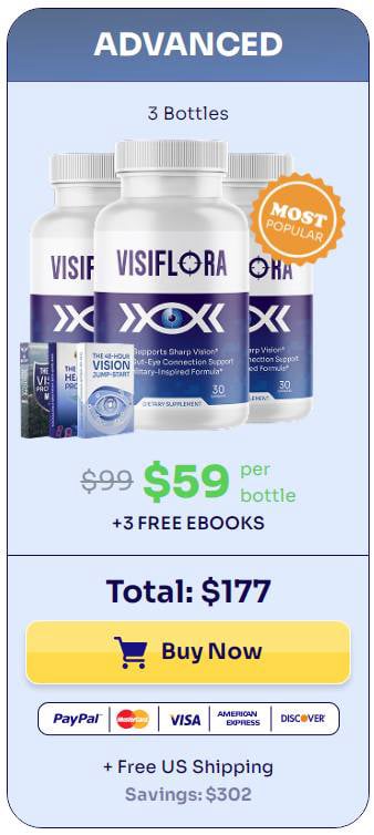 VisiFlora 3 Bottles Offer